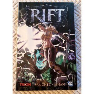 DC Comics Rift Telara Chronicles Trion Hardcover Graphic Novel Sanchez/Mhan!